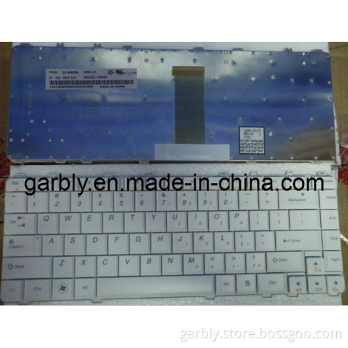 Laptop Keyboard for Lenovo Y450 Us Black/White